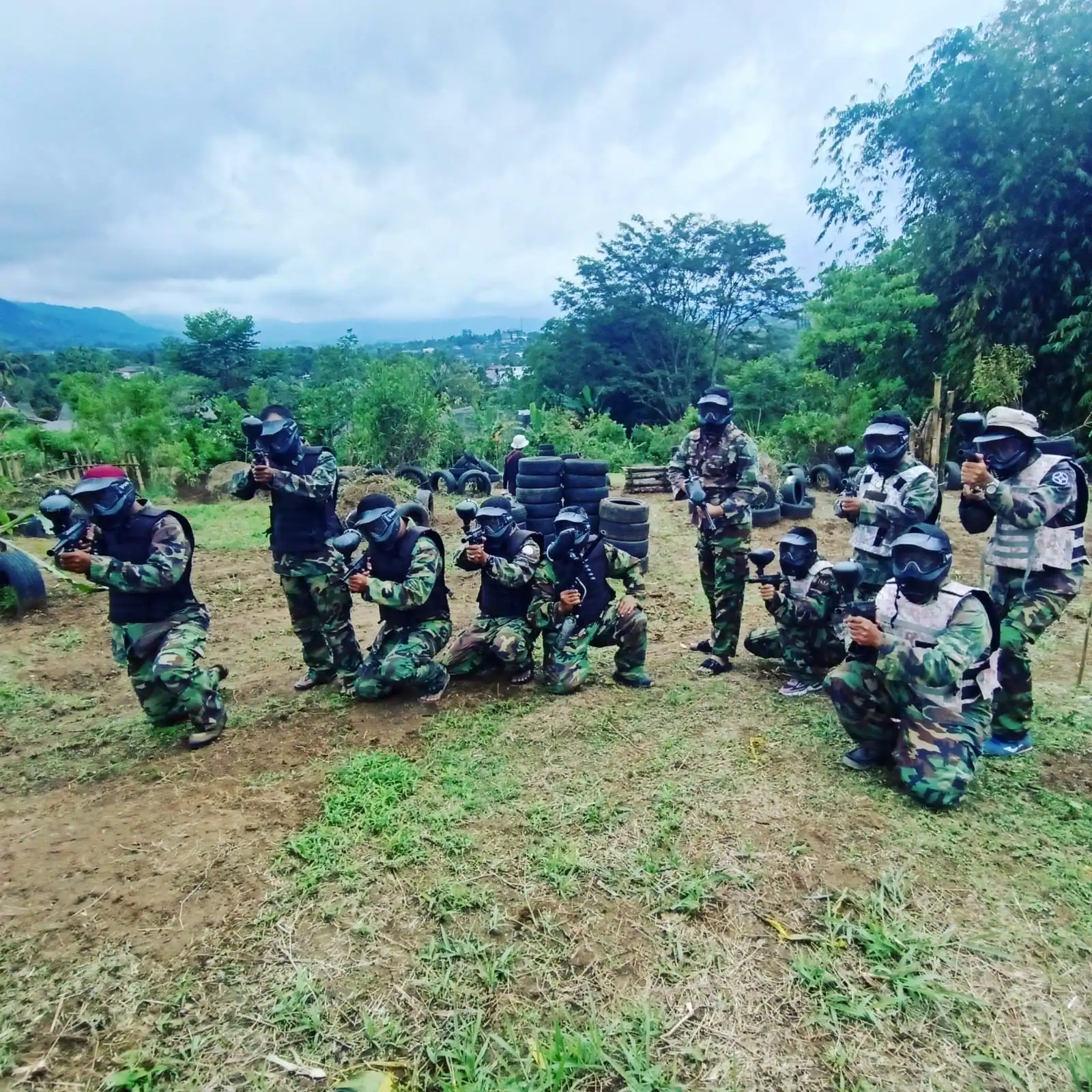 Wisata Paintball di Puncak