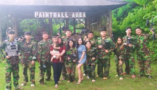 Arena bermain paintball puncak