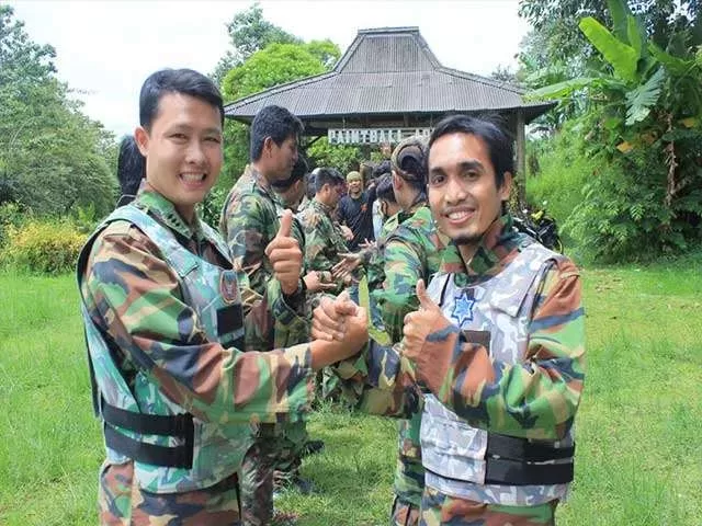 Suasana arena paintball Puncak Bogor 2